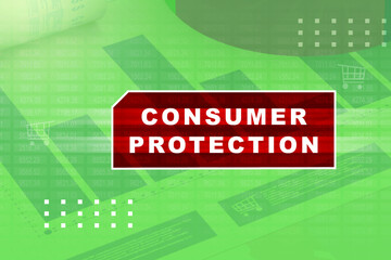 2d illustration consumer protection concept
