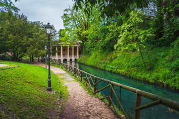 View of the Salvi Garden in Vicenza, Veneto, Italy, Europe, World Heritage Site