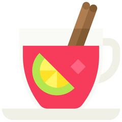 Mulled Wine icon, Festa junina related vector