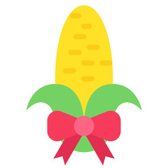 Corn icon, Festa junina related vector