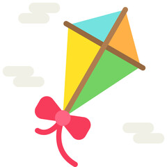 Kite icon, Festa junina related vector
