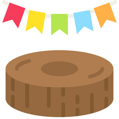 Stage icon, Festa junina related vector