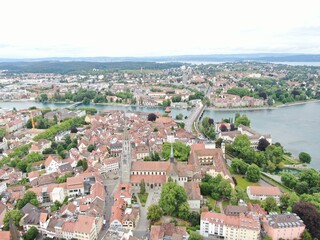 Fototapeta na wymiar Cityscape of Kostanz at Lake Constance