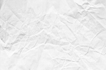 White crumpled background paper surface texture macro details