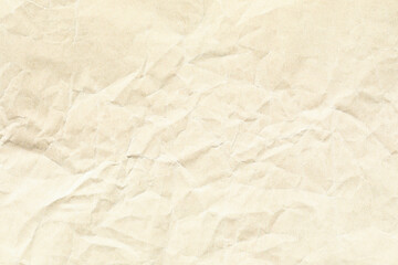 light yellow crumpled paper background texture