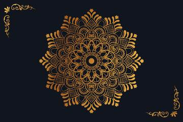 Ornamental luxury mandala pattern background design
