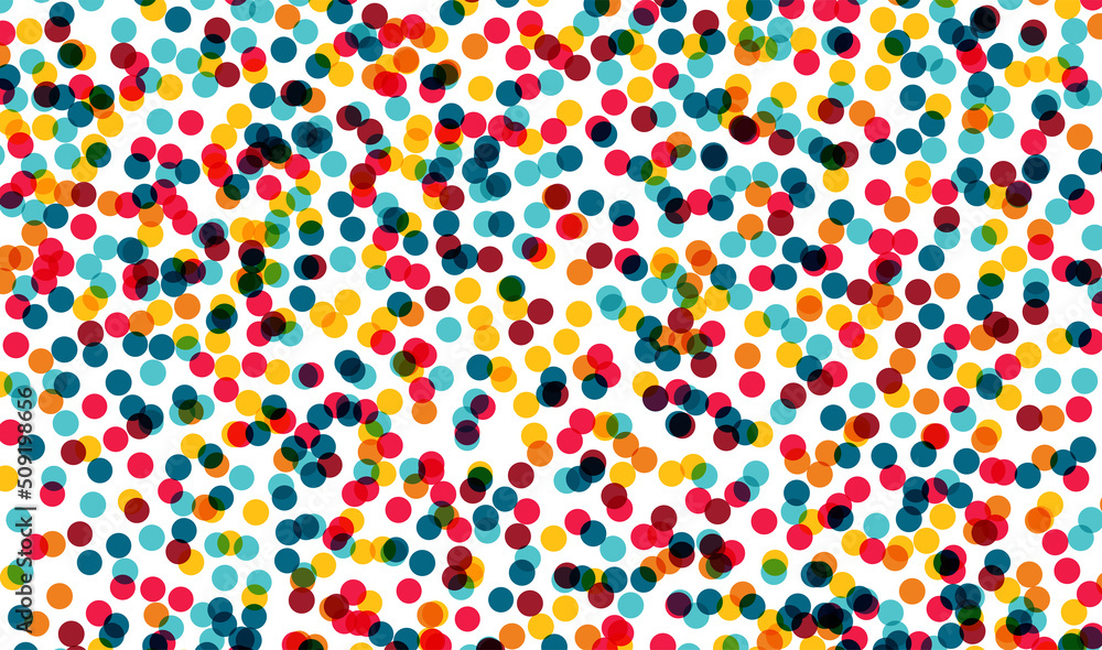 Poster abstract colorful dots pattern background