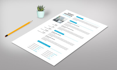 Modern Resume Design Layout