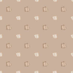 Football cards engraving seamless pattern. Vintage background sport topic in hand drawn style.