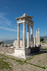The ancient city of Pergamum (Pergamon), Turkey.