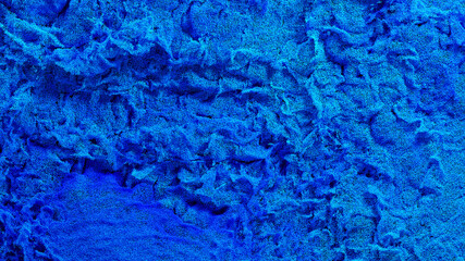 Millions of Tiny Blue Particles Filling the screen with many Swirls and Vortex on Black