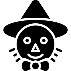 Scarecrow icon, Festa junina related vector