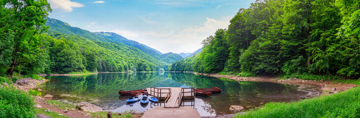 Panorama of Biogradskoe Lake