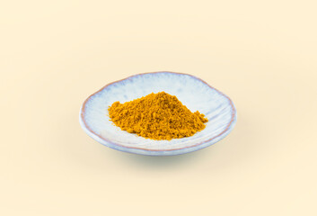 Heap of curry powder indian kitchen