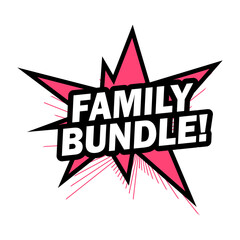 Phrase Family Bundle. concept offer