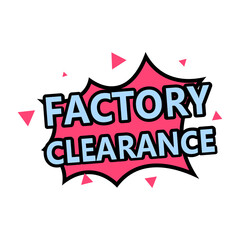 Written factory clearance, concept offer