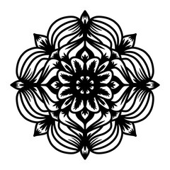 Mandalas for coloring book. Decorative round ornaments. Unusual flower shape. Oriental pattern, illustration, Mandala patterns. Weave design elements. Coloring book
