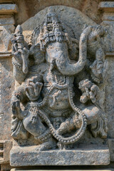 Bucesvara Temple, Koravangala, Hassan, Karnataka state, India. This Hoyasala architectural temple was built in 1173 A.D.