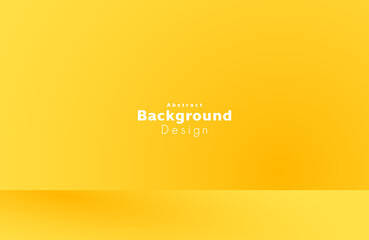 Abstract Yellow background for display your products color smooth background  , illustration Vector EPS 10