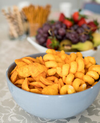 snacks at a home party