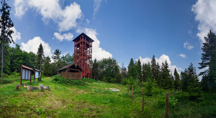 Eliaszówka Beskid Sądecki - szczyt i otoczenie