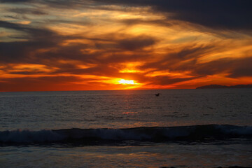Sunset in Orange County, California 