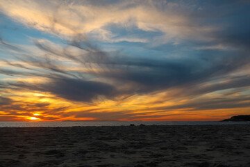 Sunset in Orange County, California 