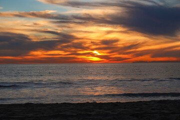 Obraz premium Sunset in Orange County, California 