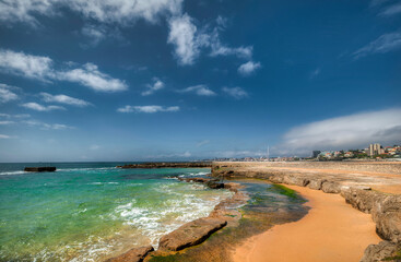 Estoril beach in Portugal, Europe