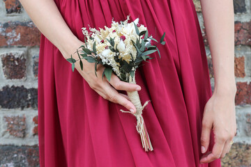 Bouquet fleurs s&eacute;ch&eacute;es