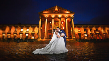 Wiesbaden - Night wedding ceremony with lanterns and lamps