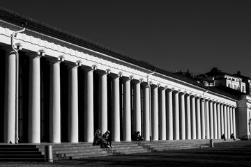 Fototapeta premium columns of the building