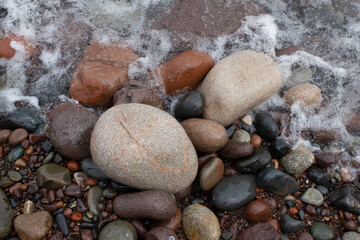 Shore image on Lake Superior in Northern Minnesota Background