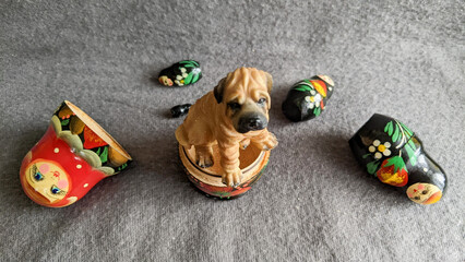 Matryoshka dolls are a set of wooden dolls of smaller size, placed one inside the other. Unofficial...