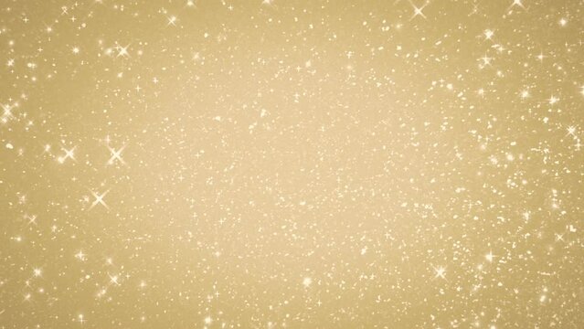 golden background with glitter stars