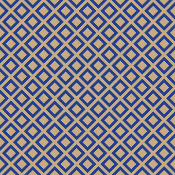 Rhombuses pattern. Seamless ornament. Diamonds backdrop. Squares wallpaper. Ethnic motif. Geometric background. Digital paper. Textile print. Web design. Abstract image.