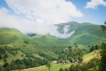 landscape with clouds