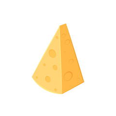 Cheese icon vector. Cheese on white background. logo design.