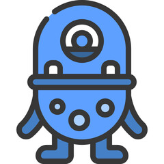 Big Chin Monster Icon