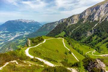 Schöne Erkundungstour entlang des Berchtesgadener Voralpenlandes - Jenner - Bayern - Deutschland