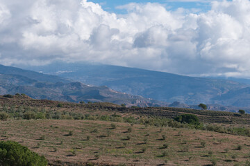 mountainous area in the south of Andalucia