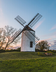 Fototapeta na wymiar Windmill in somerset, United Kingdom