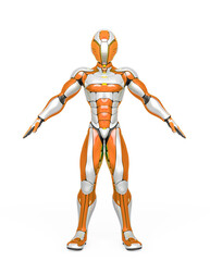 future astronaut in a pose