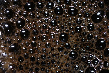 Textura de café com bolhas