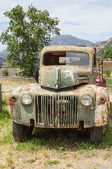 1947 Ford Truck: Workhorse of Yesteryears at Old Faithful Geyser in Calistoga,California