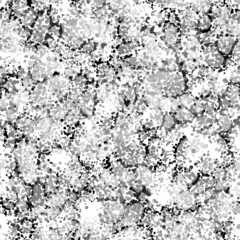 Seamless pattern with abstract spots. Monochrome Neurography shapes texture