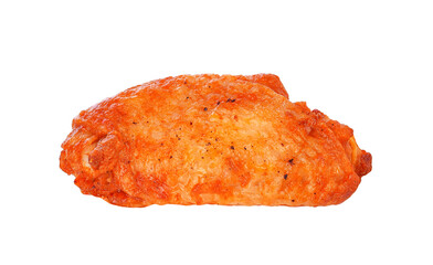 Barbecue chicken isolated on white background.
