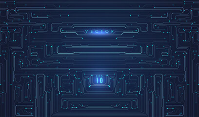 Abstract circuit board background