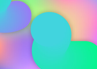 Liquid fluid background with dynamic elements and shapes.