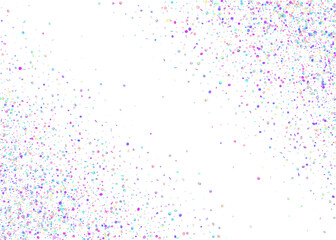 Falling Glitter. Party Banner. Bright Foil. Festive Art. Blue Re